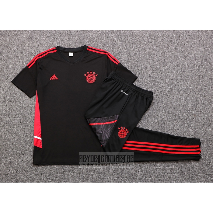 Chandal del Bayern Munich Manga Corta 2022-2023 Negro